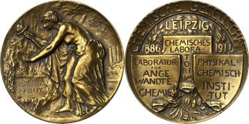 Brons medaille 1911 Leipzig, Verzenden, België