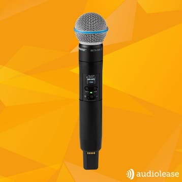 Shure SLXD2+ B58A Handheld G65 (470 – 606 MHz), Zangmicrofoon