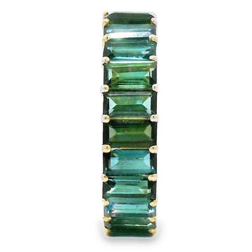 Ring - 14 karaat Geel goud - 5.36ct. tw. Toermalijn -