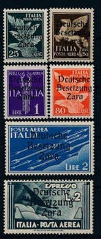 Empire allemand - Occupation de Zara 1943 - Timbres-poste, Gestempeld