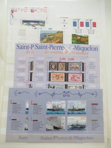 Saint Pierre et Miquelon 1998/2002 - Stock important de