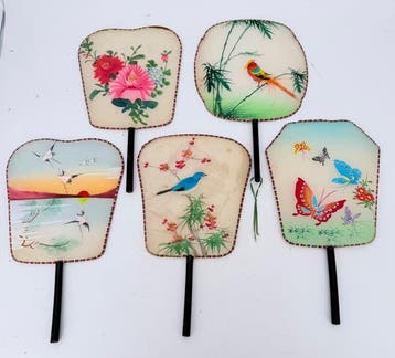 Decoratief ornament (5) - Vogels en Bloemen - Japan -