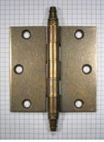 Deurscharnier 89 x 89 mm, ijzer verbronsd, Nieuw