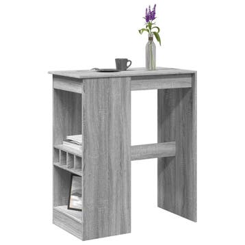 vidaXL Bartafel met rekken 90x47,5x103,5 cm bewerkt hout, Verzenden