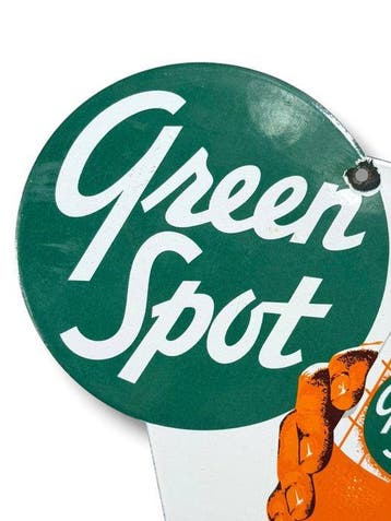 Green Spot - Emaille plaat - Emaille