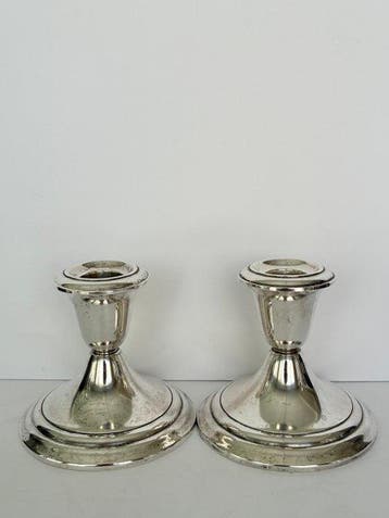GORHAM - Chandelier (2) - Argent 925 - Sterling Candlesticks
