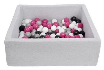 Ballenbak 90x90cm + 150 ballen | 56% korting | Retour deal, Kinderen en Baby's, Speelgoed | Overig, Verzenden, Zo goed als nieuw