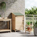 vidaXL Tuin Shed Naturel 59 x 56 x 113,5 cm Bewerkt hout, Verzenden