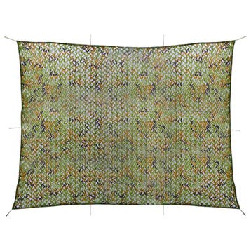 vidaXL Camouflagenet met opbergtas 2x4 m groen, Verzenden, Nieuw