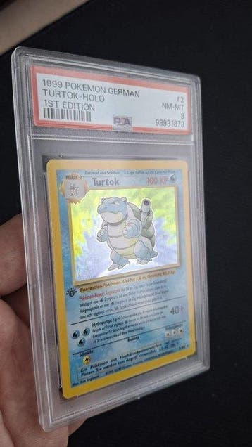 Pokémon - 1 Graded card - Turtok 2 Première édition, Foil -, Hobby & Loisirs créatifs, Jeux de cartes à collectionner | Pokémon