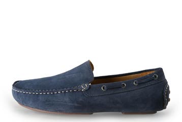 Manfield Loafers in maat 41 Blauw, Kleding | Heren, Loafers, Manfield, Zo goed als nieuw, Verzenden