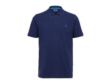Veiling - Selected Homme Dante Polo Navy - S, Vêtements | Hommes, T-shirts