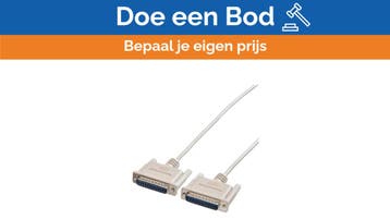 Bieden: Roline D-Sub 25-Pin Male to Male RS232 Serial Data, Ophalen of Verzenden, Nieuw