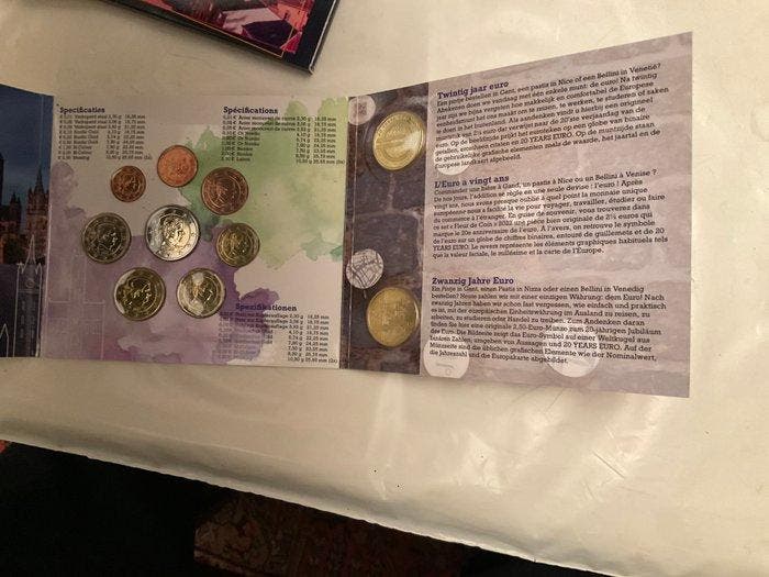 Belgique. Year Set (BU) 2022/2023 (2 sets) (Sans prix de, Timbres & Monnaies, Monnaies | Europe | Monnaies non-euro