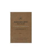 1952 MERCEDES BENZ TYPE 170 DS INSTRUCTIEBOEKJE DUITS, Ophalen of Verzenden