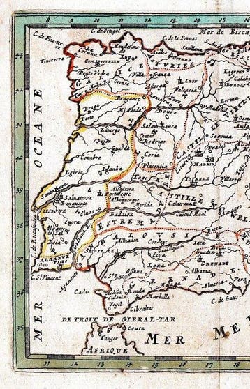 Europa - Spanje, Portugal; Verdussen - Espagne - 1725, Nieuw