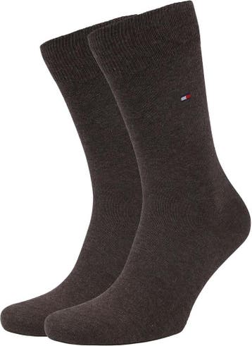Tommy Hilfiger 2-Pack Sokken Bruin maat Maat 39 t/m 42 Heren, Kleding | Heren, Sokken en Kousen, Bruin, Verzenden, Tommy Hilfiger
