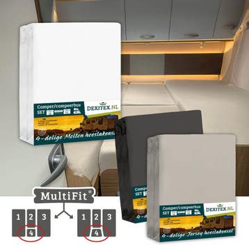 Textielpakket  4 delig met midden matras -2 hoeslakenset(4, Huis en Inrichting, Slaapkamer | Beddengoed, Nieuw, Eenpersoons, Wit