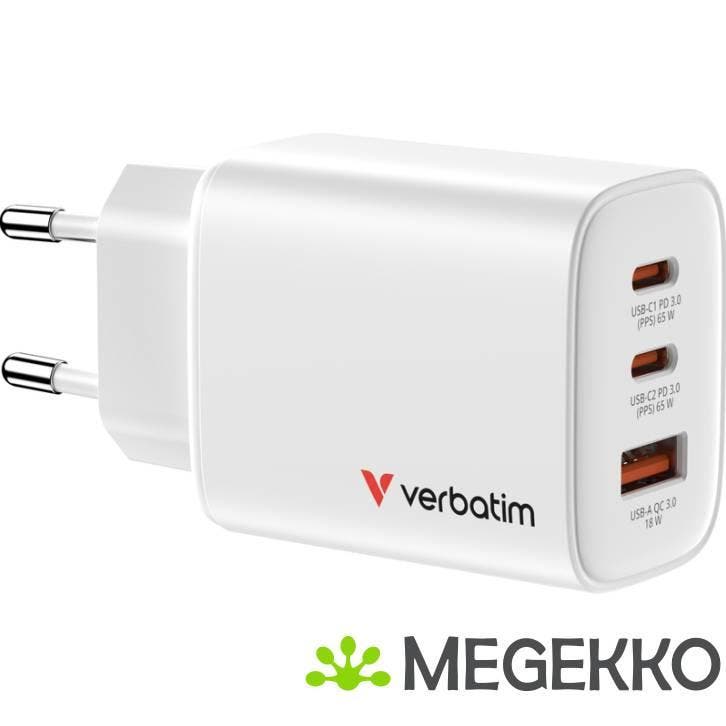Verbatim 32353 Universele Oplader 65W, Computers en Software, Laptop-opladers, Nieuw, Verzenden