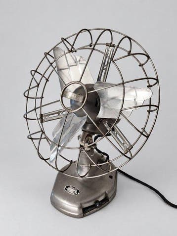 Ercole Marelli Elektrische ventilator - Staal - Werkend