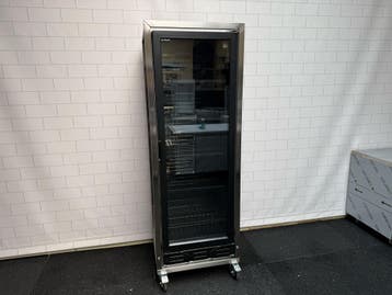 Glasdeurkoelkast in verrijdbaar frame, Ophalen of Verzenden, Nieuw in verpakking, Koelen en Vriezen