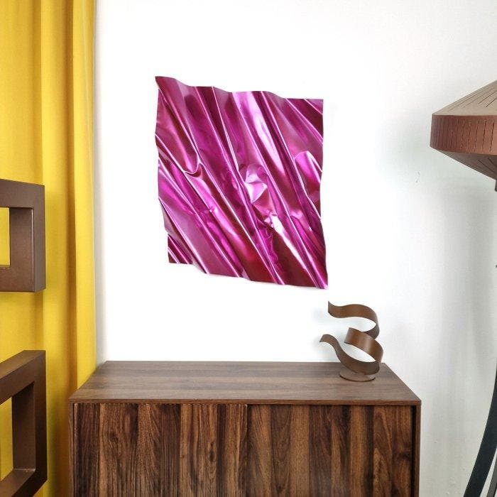 José Soler Art - Steel Silk. Purple -XL, Antiquités & Art, Art | Objets design