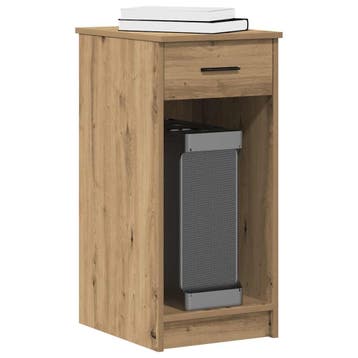 vidaXL Computertorenstandaard met lade 35x45x77 cm, Verzenden, Nieuw