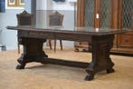 Bibliotheektafel - Hout, Glas