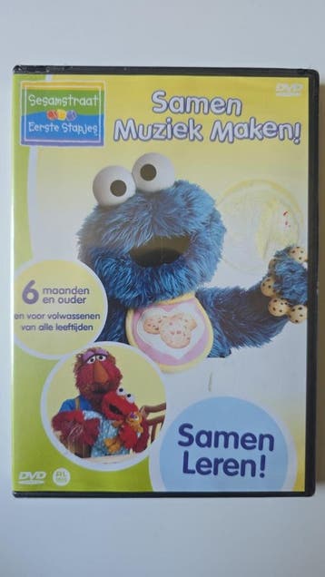 SESAMSTRAAT EERSTE STAPJES SAMEN MUZIEK MAKEN! (IN SEAL), Cd's en Dvd's, Gebruikt