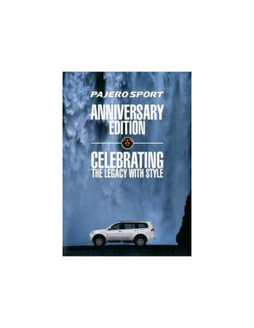 2013 MITSUBISHI PAJERO SPORT ANNIVERSARY EDITION BROCHURE, Nieuw