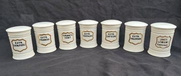 Apothekerspot (7) - klassiek - Hard-paste porselein -