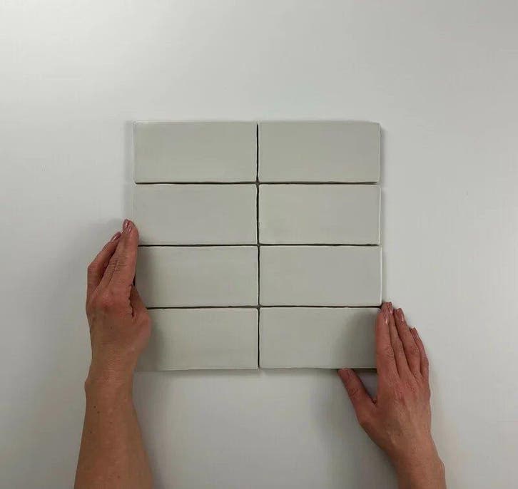 Wandtegel Equipe Cerámica Atlas Grijs Mat 7,5x15, Doe-het-zelf en Bouw, Tegels, Minder dan 20 cm, Minder dan 20 cm, 10 m² of meer