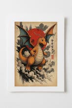 EGO - Charizard Rising Sun - ÉDITION UNIQUE 1/1 - (40x60