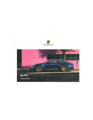 2020 PORSCHE 911 CARRERA HARDCOVER BROCHURE NEDERLANDS, Ophalen of Verzenden