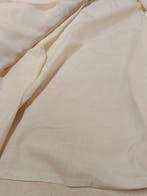 Prezioso tessuto beige in misto lino - Gordijnstof - 340 cm