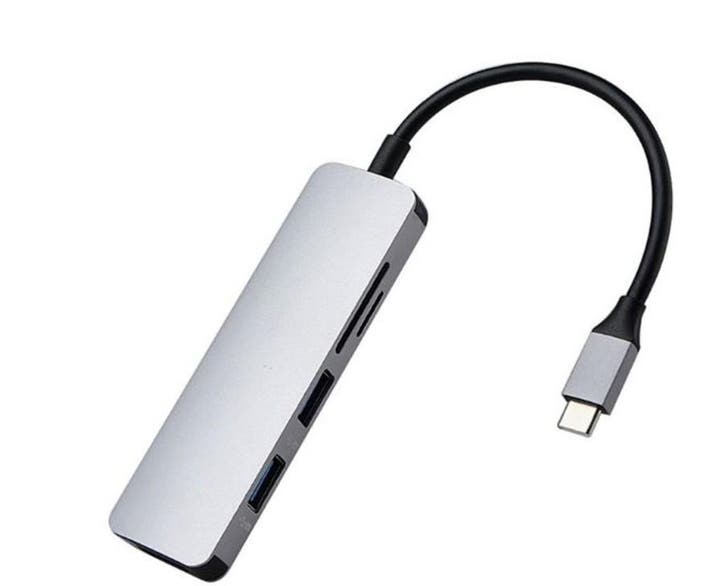DrPhone ExpandX – 5-in-1 USB-C Hub – 4K HDMI 30Hz, 2× USB, Informatique & Logiciels, Ordinateurs & Logiciels Autre, Envoi