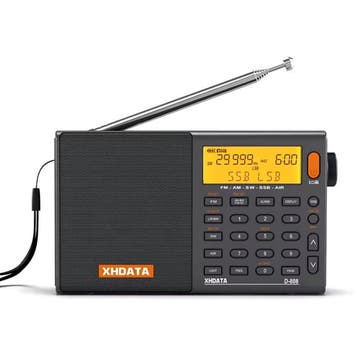 D-808 Noodradio op Batterij - USB Herlaadbaar 2000mAh - FM, Verzenden