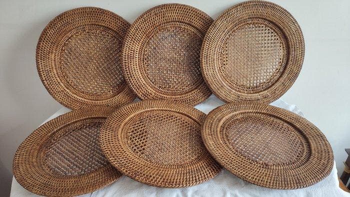 TOGO - Flamant - Onderbord (6) - Bamboe, canework,, Antiek en Kunst, Antiek | Meubels | Tafels
