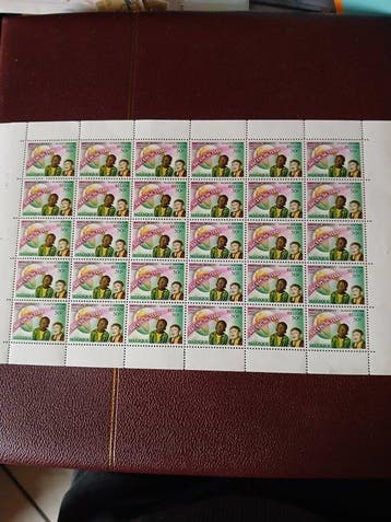 Belgique - 25 feuilles complètes des années 60, Gestempeld