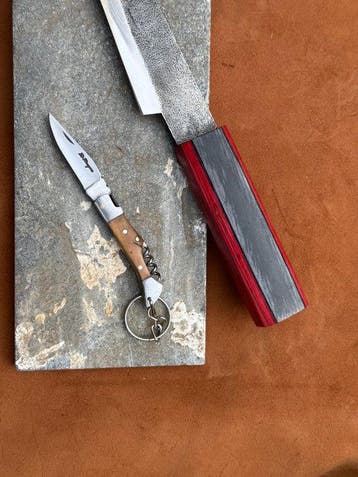 Hekito - Keukenmes - Carving knife - Exclusief vintage