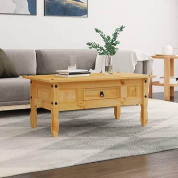 vidaXL Salontafel Mexicaans grenenhout Corona-stijl, Huis en Inrichting, Tafels | Salontafels, Verzenden, Nieuw
