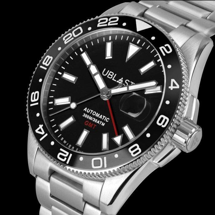 Ublast - Royal GMT Professional - UBRG44BK - Automatic Swiss, Bijoux, Sacs & Beauté, Montres | Hommes