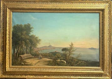 Raimondo Scoppa (1820-1890) - Veduta di Napoli