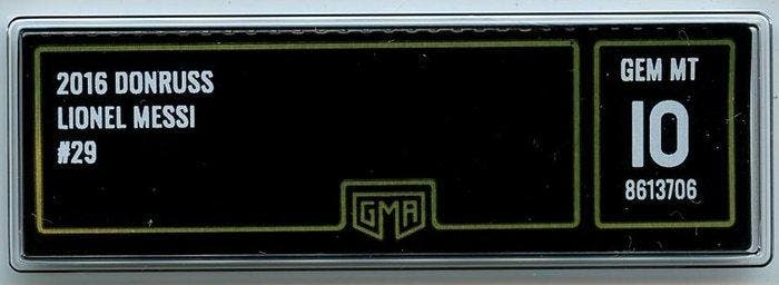 Panini - 2016 - Donruss - GMA 10 - Gem Mint - Lionel Messi, Collections, Autocollants