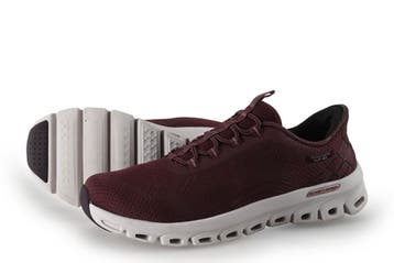 Skechers Instappers in maat 37 Rood, Kleding | Dames, Schoenen, Skechers, Verzenden, Instappers, Zo goed als nieuw