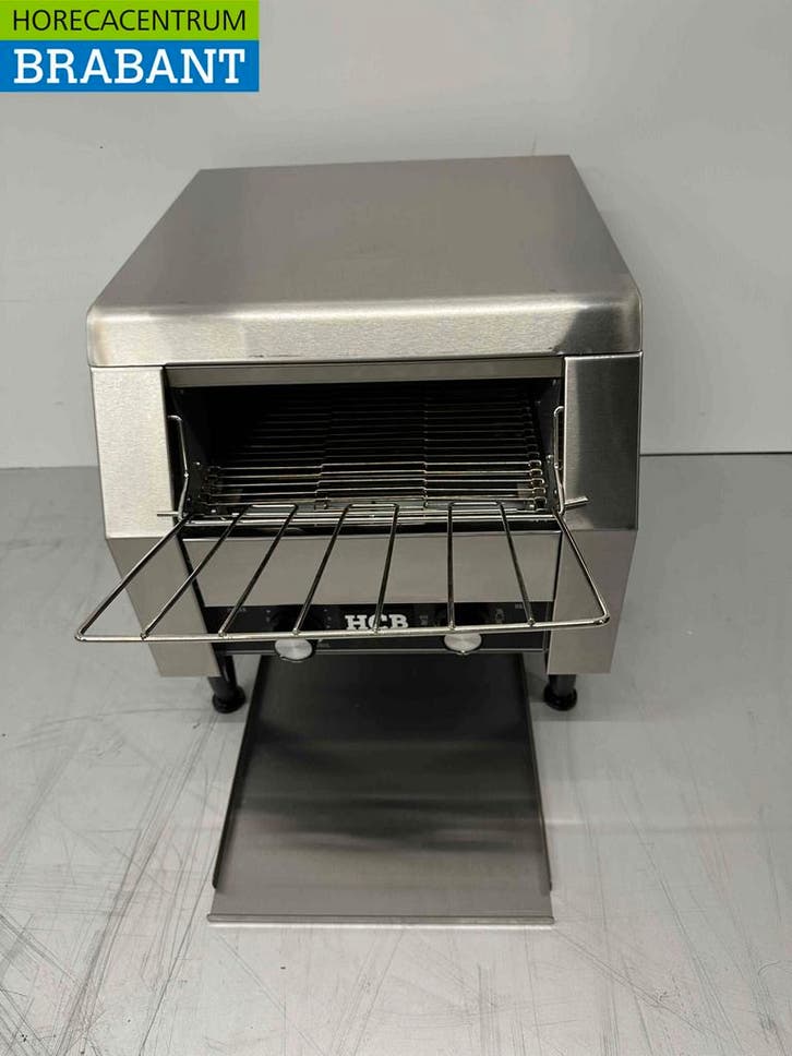 RVS Doorloop toaster Broodrooster Conveyor oven 300 stuks, Articles professionnels, Horeca | Équipement de cuisine, Enlèvement ou Envoi