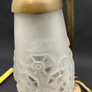 Muller Frères Luneville - Lampe de table - Bronze - années