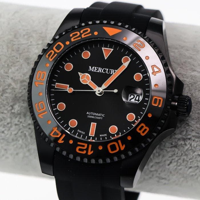 MERCURY - Automatic Swiss watch - MEA487-BX-13 - Zonder, Handtassen en Accessoires, Horloges | Heren