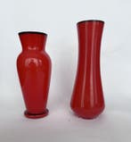 Kralik - Boheems Tango glas Art Deco - Vase (2) - Vase à, Antiek en Kunst