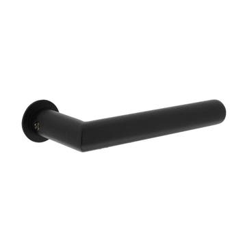 Deurklink Jura met minimalistische rozet mat zwart - deur..., Ophalen of Verzenden, Nieuw, Klink of Kruk